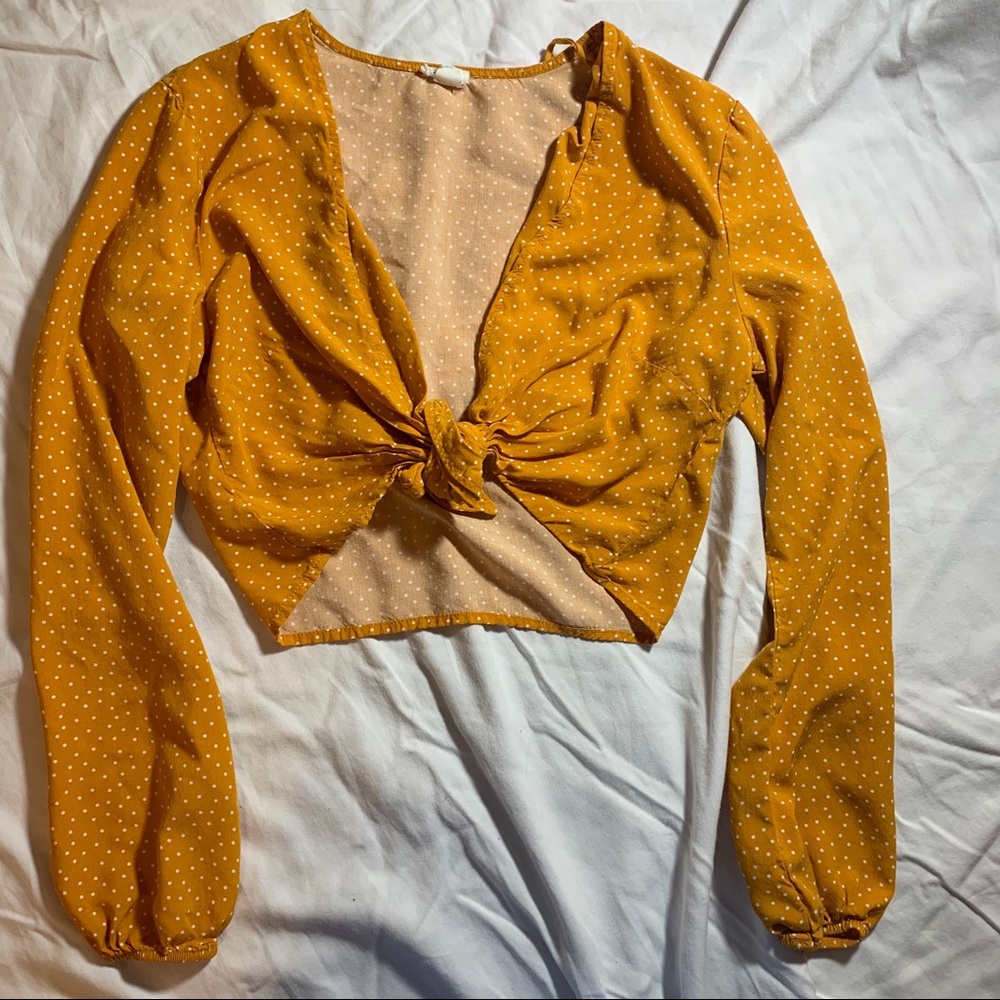 Tie up crop top